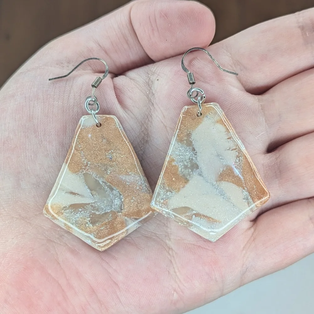 Shiny Handmade Earrings